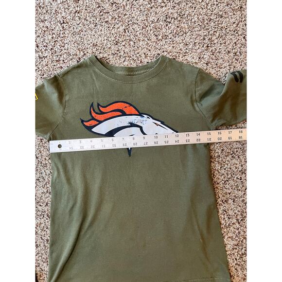 Youth Nike Denver Bronco's Salute to Service Long Sleeve Tee, Medium, Olive - Picture 2 of 6